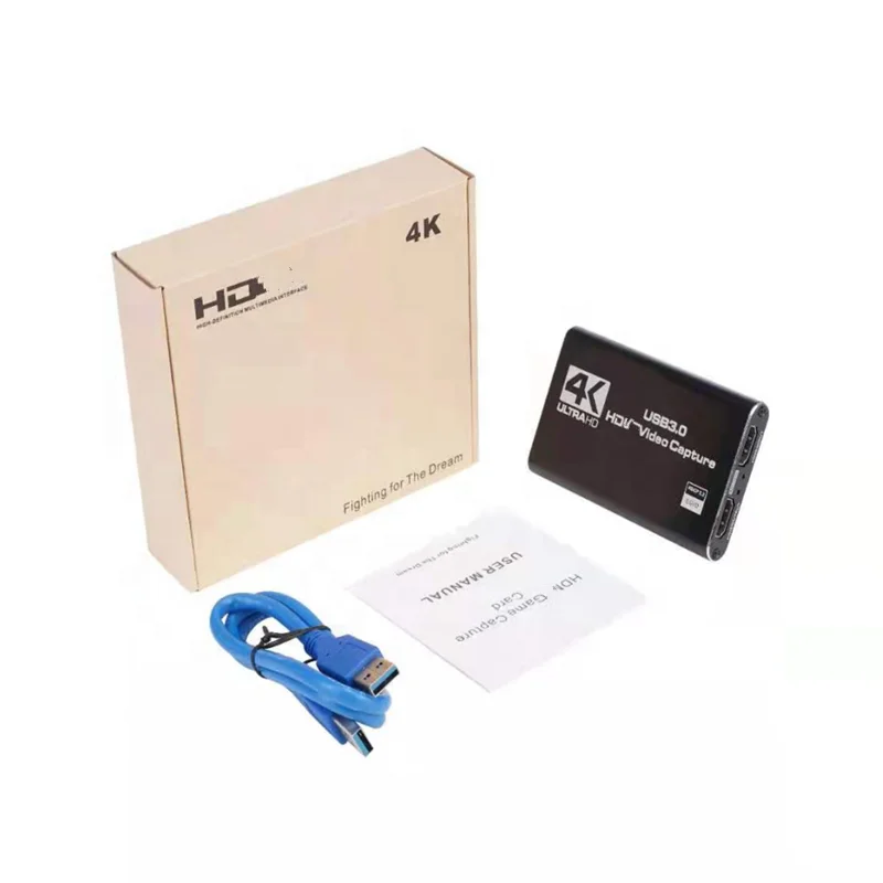 Устройство захвата игр 4k 60fps, карта для потоковой трансляции Hdm-i на Usb 3,0 HDTV, карта захвата видео для Xbox Ps4, потоковая трансляция игр