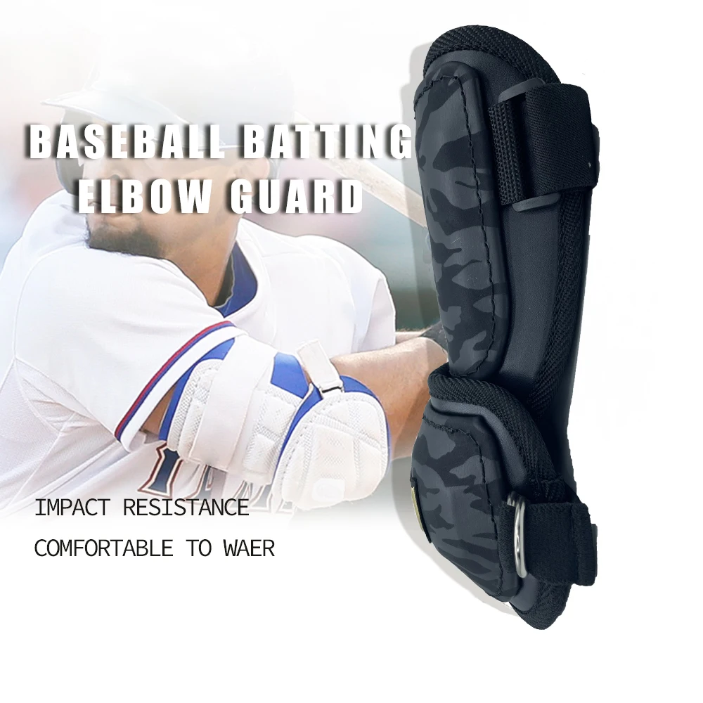 QLAEN Baseball Elbow Guard Softball Custom Embroidery logo Camouflage Batter Elbow Protector Elbow Protective Gear