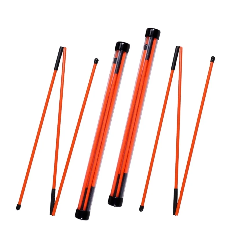 High Quality Wholesale Custom Logo 3-Section Golf Alignment Sticks Golf Training Aids Posture Corrector Tool