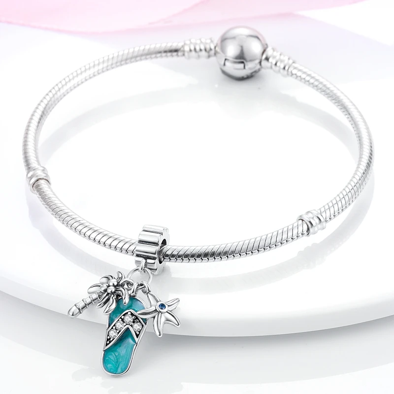 925 Sterling Silver Snake Chain Bracelets Charm Pendientes Mujer 925 Original Bracelet For Women Fine Jewelry Clasp Bangle Gift