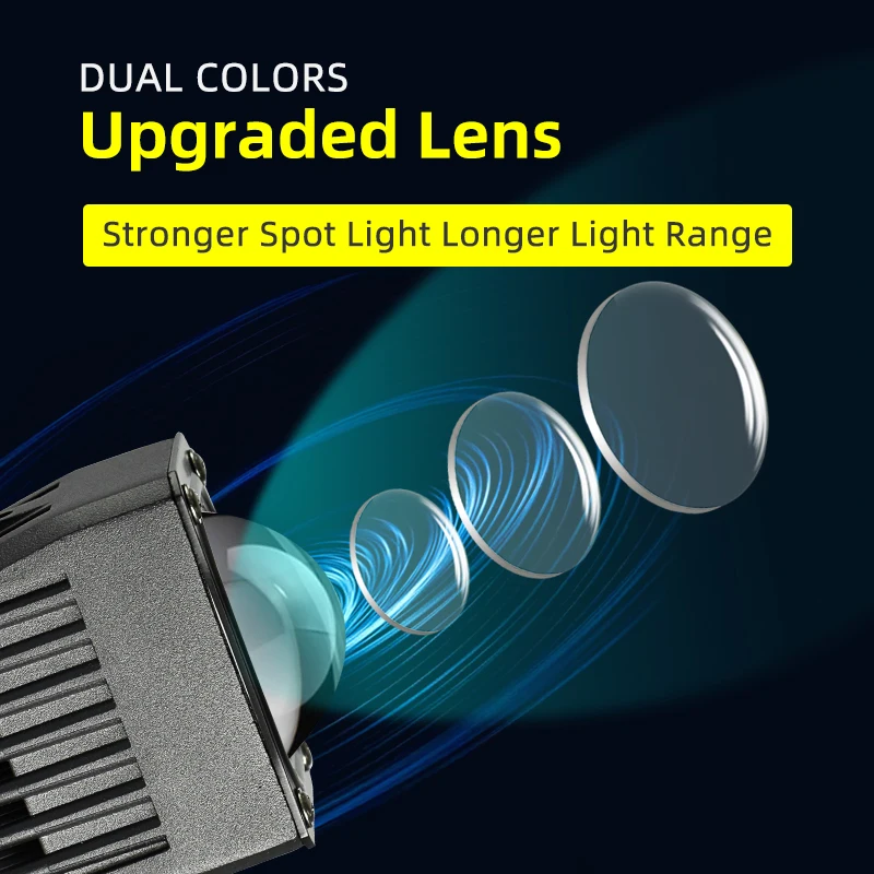 ODM Motorcycle Lighting System Mini Driving Light 16000lm 50W Luce LED Motos Car Accessores Lamp Sorot Motorcycle LED Headlight