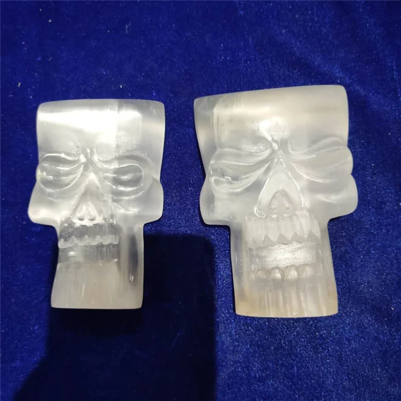 High Quality Spiritual Stone Hand Carved Crystal Crafts Selenite Carving