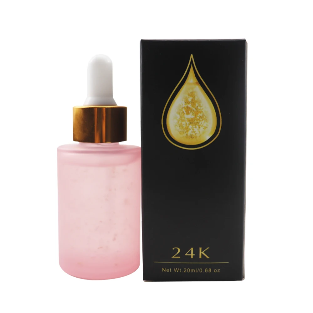 24K Gold Serum Foil Cruelty-Free Moisturising 30ml Face Care Product with Vitamins and Minerals OEM & ODM in Stock