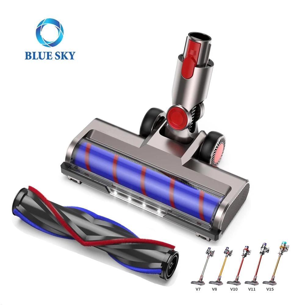 Motorhead Vacuum Cleaner Head V Shape Turbo Bristle Roller Brush Head for V7 V10 V11 V15 SV10 SV11 SV12 SV14 Vacuum Cleaner Part