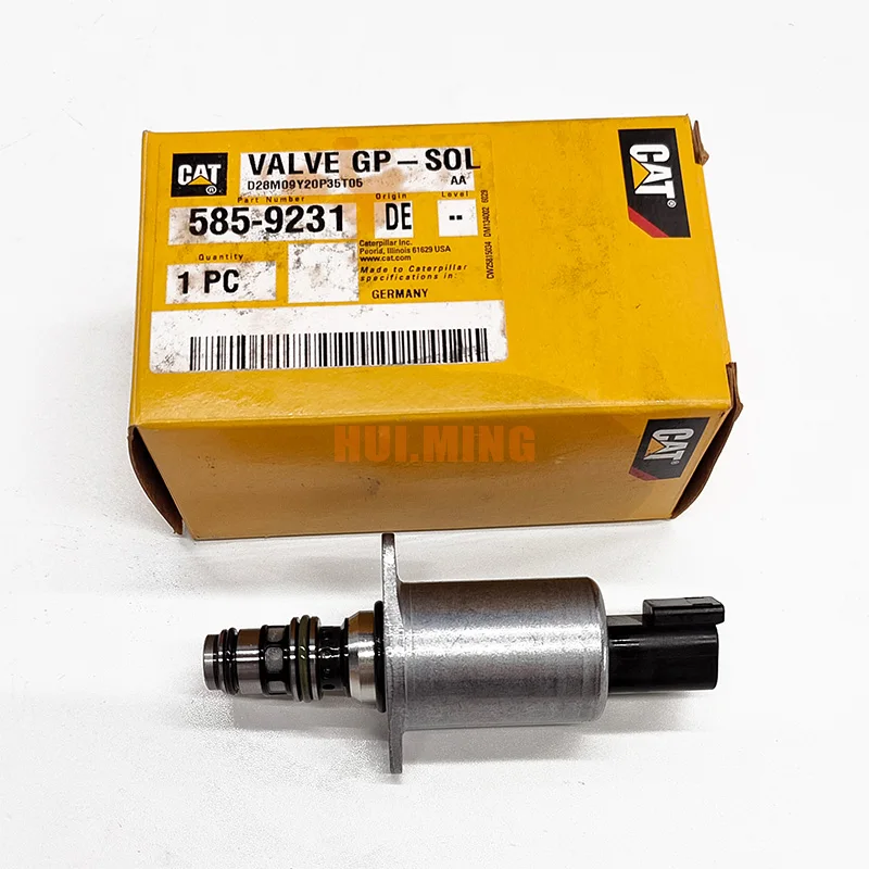 Электромагнитный регулирующий клапан гидравлического насоса E312GC E313GX E315 E316 E320GC 585-9230 585-9231 для экскаватора запчасти колесного погрузчика