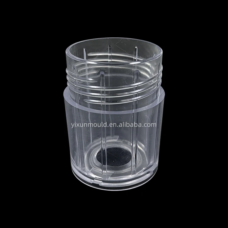 Polycarbonate Abs Acrylic Plastic Injection Molding Polish Surface Feature Cosmetic Body Lippie Bottle Injection Mold Tooling