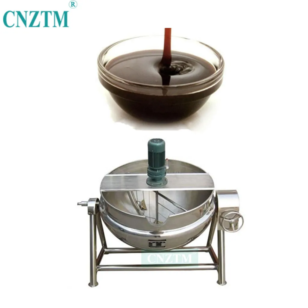 Jam Making Cooking Jacket Pot With Mixer For Turmeric Water Double Cooking Natural Gas Jacketed Kettle LPG Type