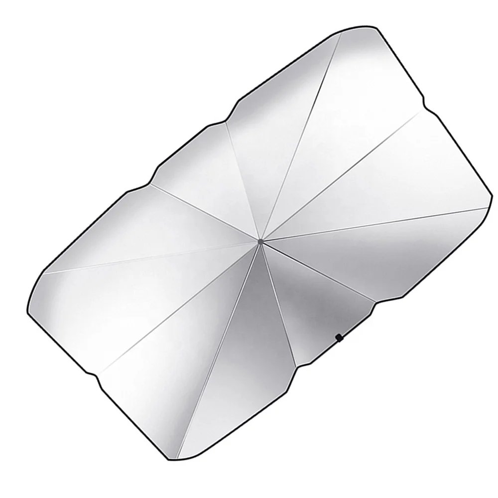 Low MOQ Customize Design Foldable Car Windshield Sun Shade Umbrella Car Front Windshield Sun Shade UV Rays