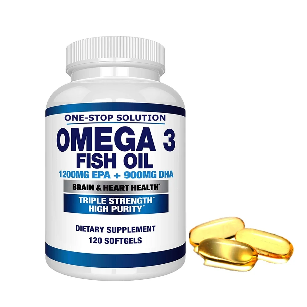 Customized Wholesale nutrition supplements Omega 3 EPA DHA omega 3 vegan fish oil softgel 1000mg