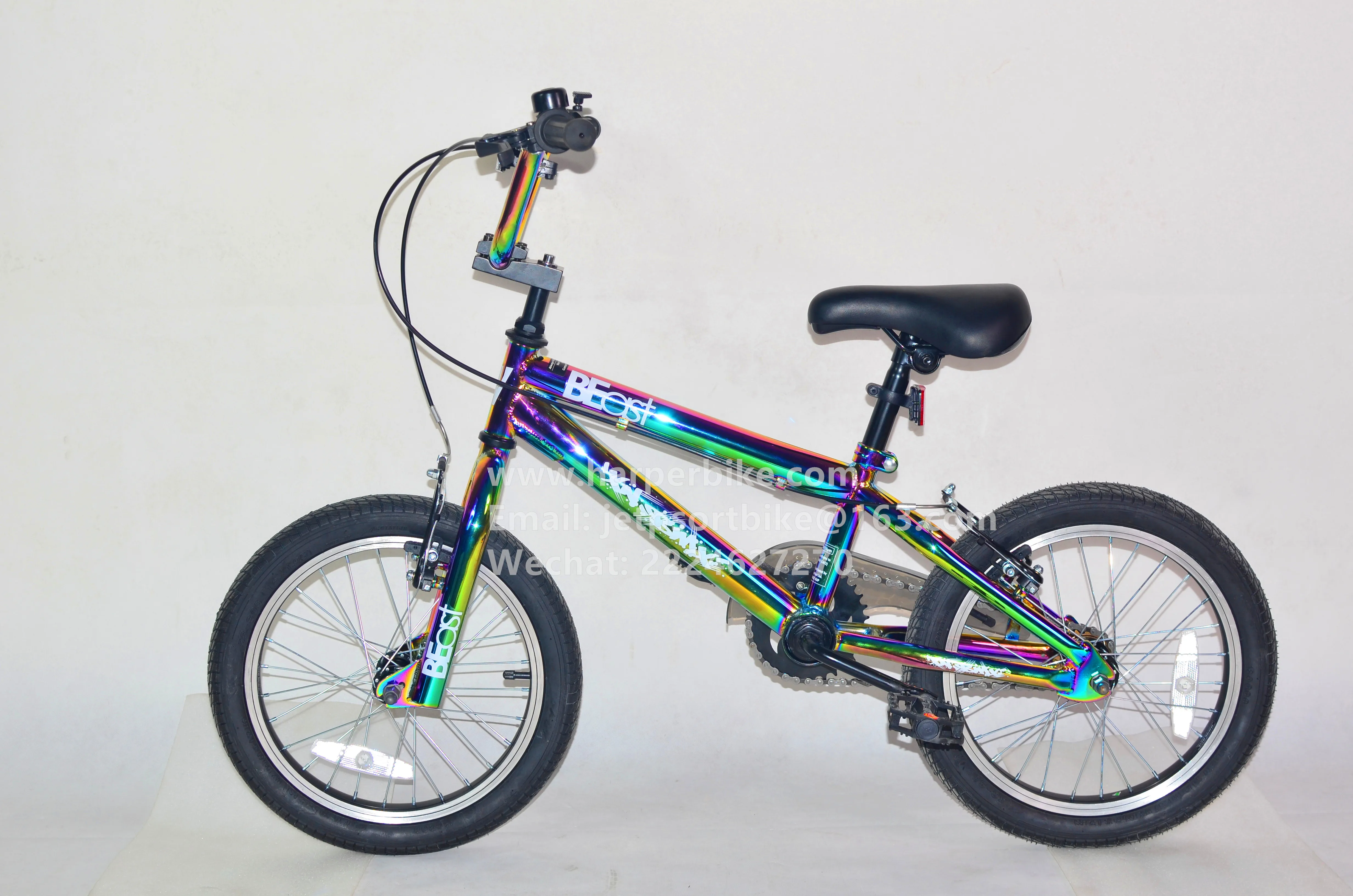 Special design Oil Slick 16 inch BMX fuel color children bicycle for kids