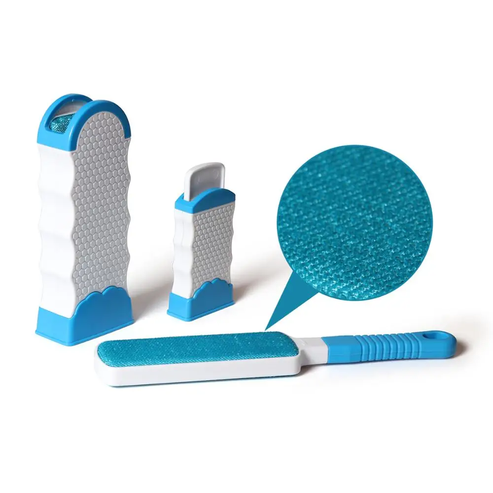 Pet Hair Remover Double-sided Brush Lint Remover Set Removes Manual Fur Pet Cleaning & Grooming Products Bathing Products