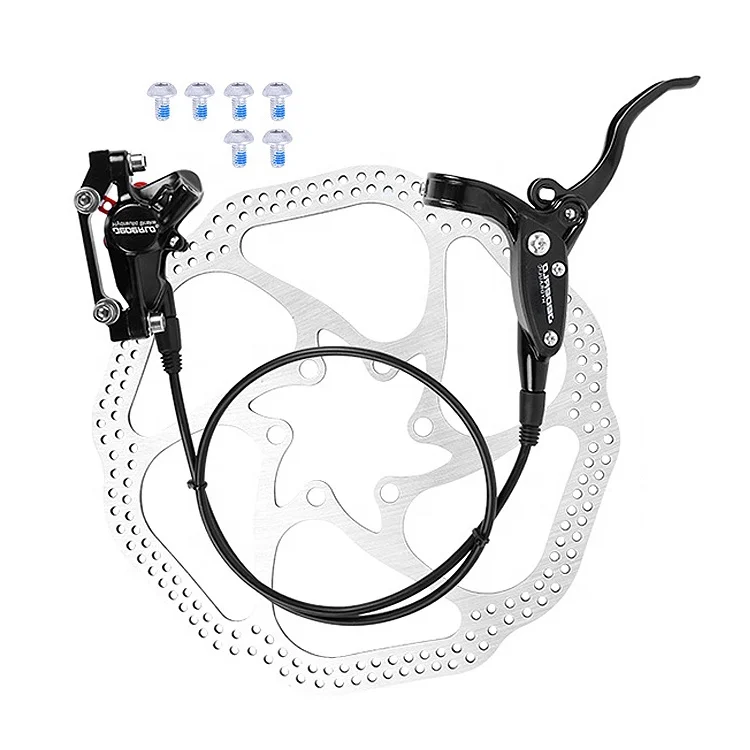 Customized Double Piston MTB Hydraulic Disc Brake Set with Disc Lever Bicycle Brake Fit Fat Mountain Bike