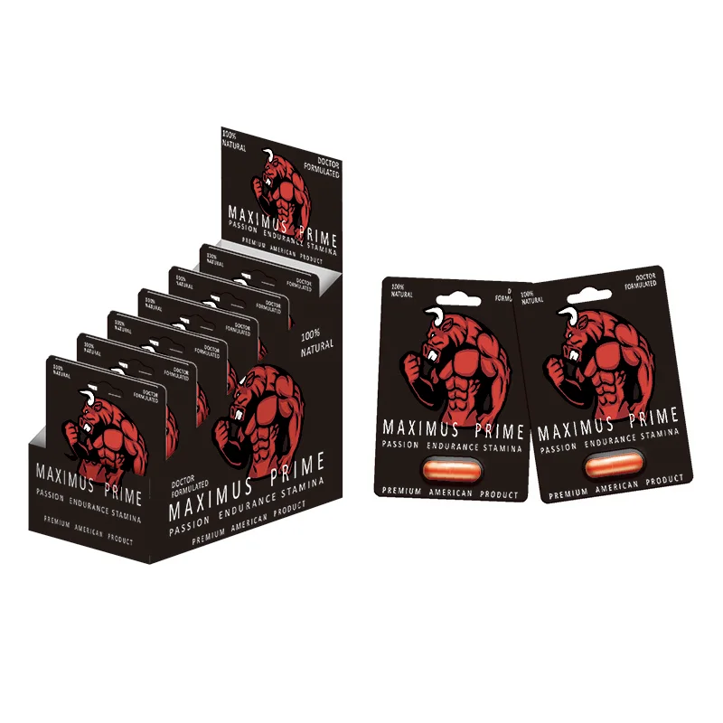 Blue Red Rhino 7 Platinum 5000 3000 Male Sexual Enhancement Pill Blisters Boxes for Men Power Enhancement