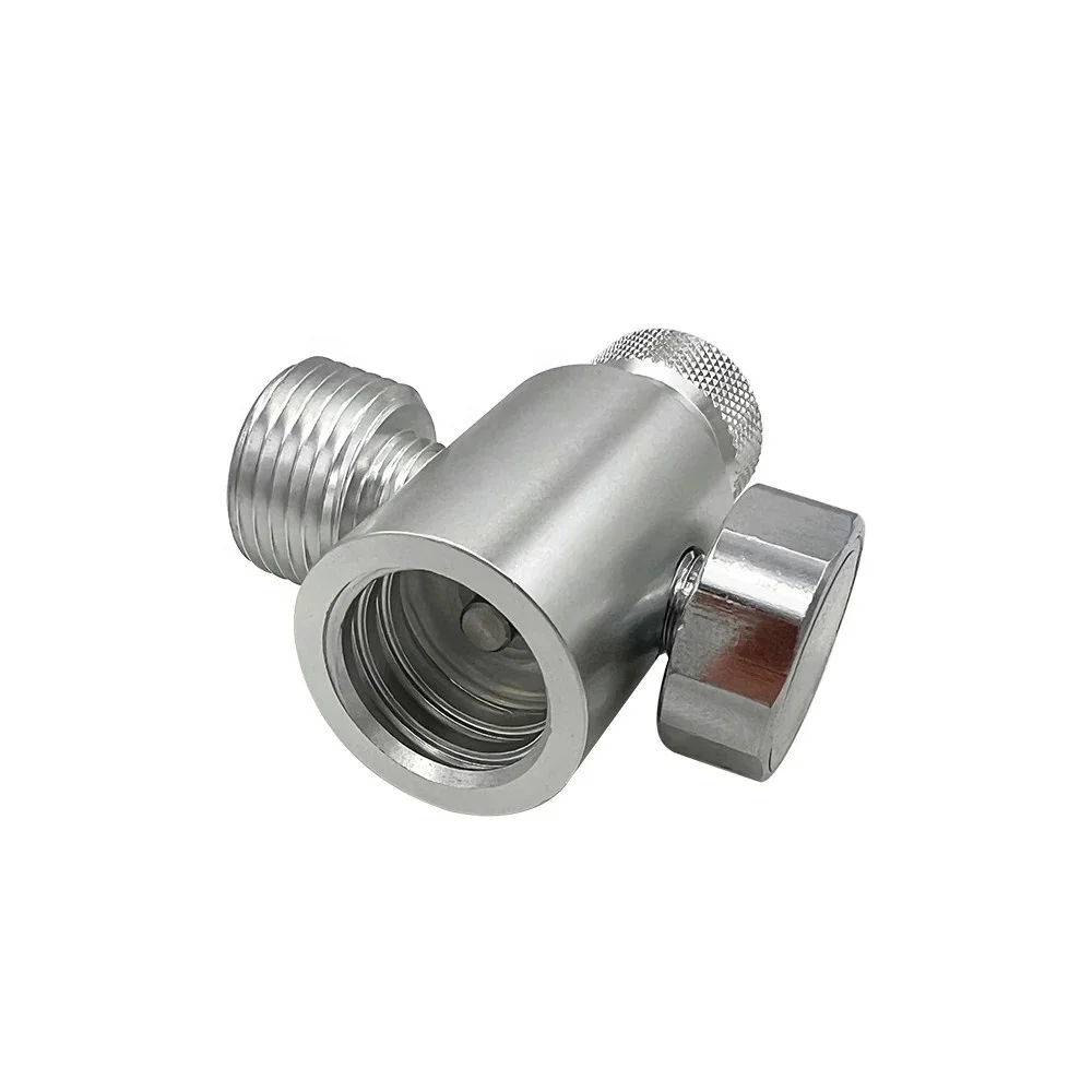 Metal Filling Adapter W21.8-14 to Tr21-4 Soda Stream CO2 Gas Cylinder Tank Adapter Connector Kit for Aquarium Homebrew Regulator
