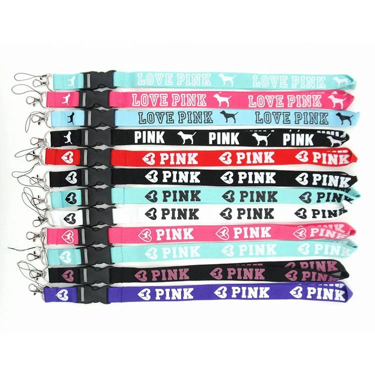 Love Pink lanyards at stocks for sale