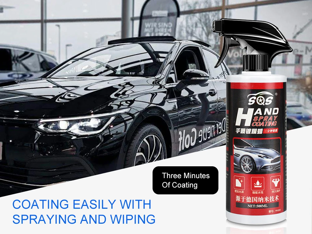 
Fast Protective Car Care Product Hand Spray Coating 9h Nano Ceramic Coating Car Care Detailing 