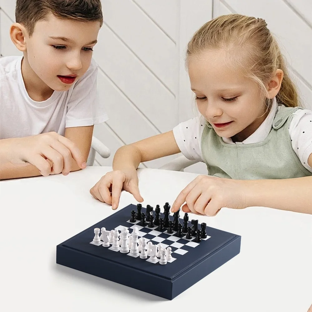 Highly Recommended Chess Board Game Durable Customizable Hand Made Luxury Board Games Chess For Children