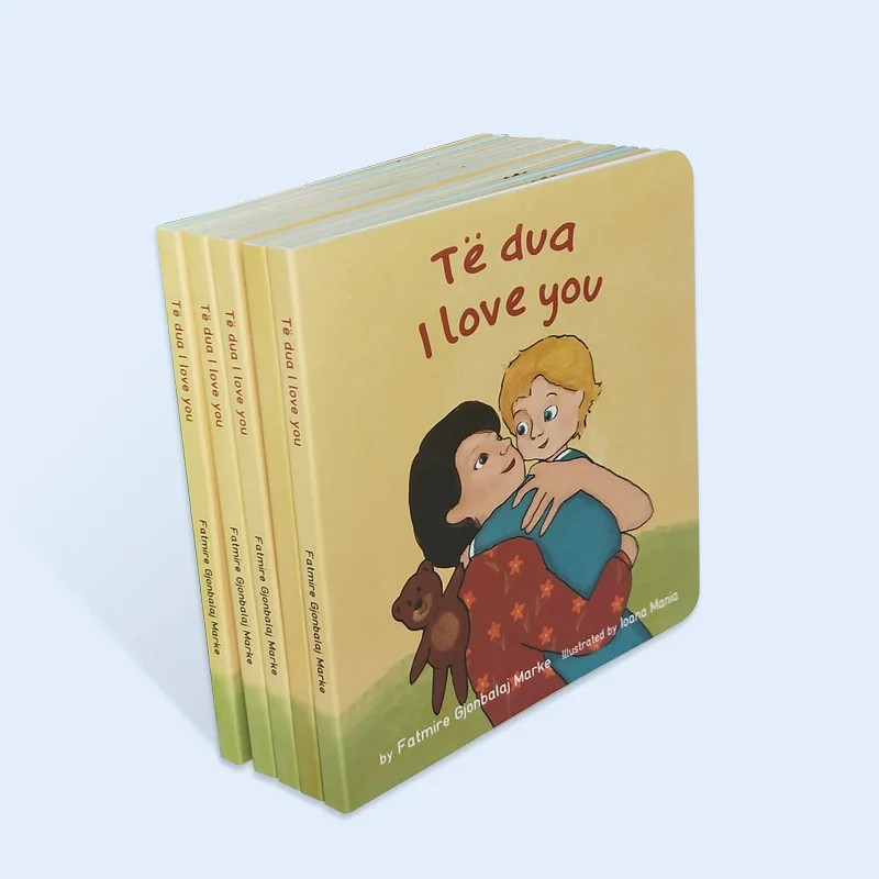 Kid story book cardboard book German and English