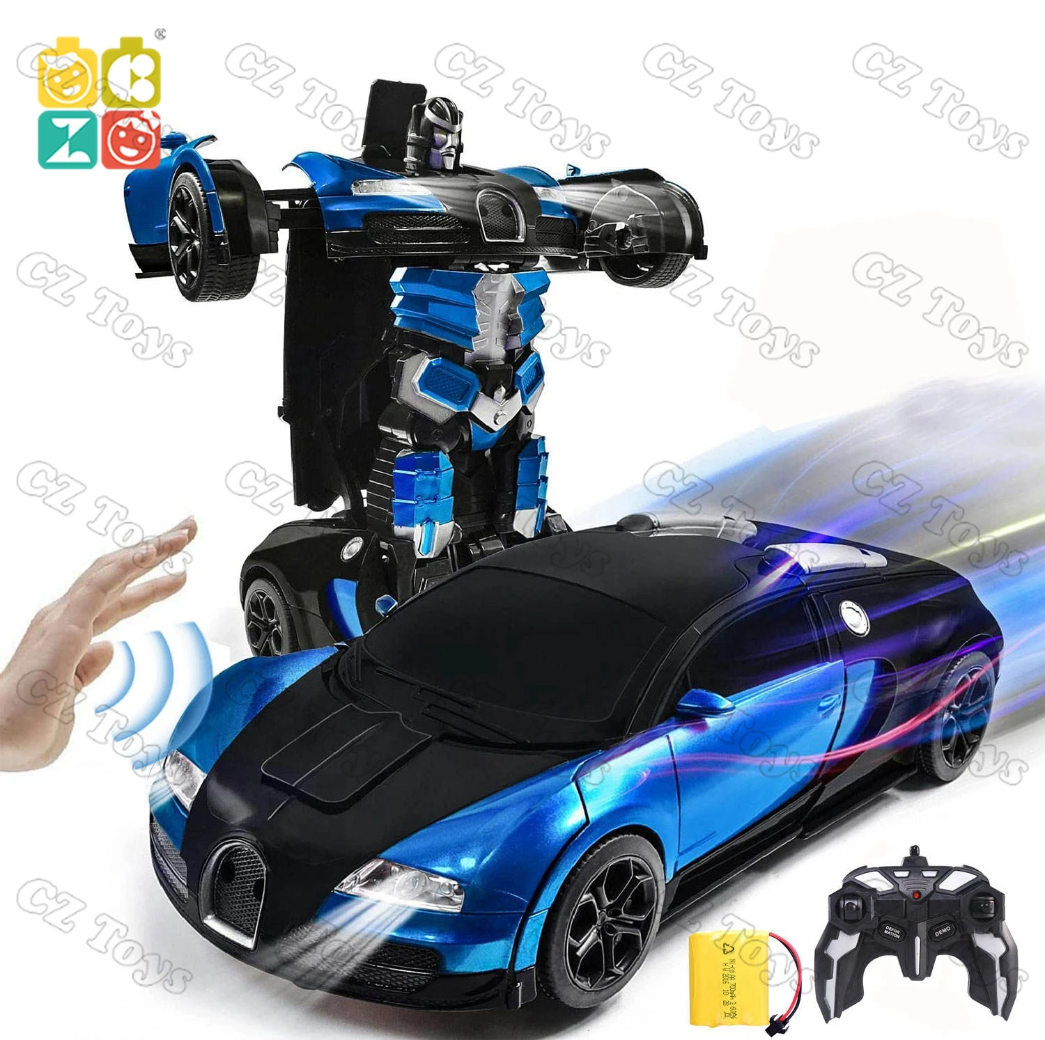 Hot Sale 1:18 2.4G RC Transformation Car Carro De Juguete Rc Auto Four Wheel Drive 2 in1 Remote Control Sport Car Model Rc Car