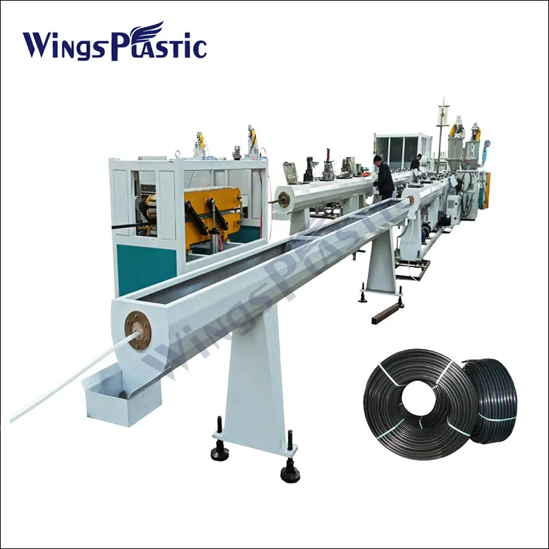 China Factory HDPE/Pprc/PPR/LLDPE/MDPE/PVC Plastic Pipe Extrusion Production Line Pipe Making Line Plastic Extruder Machine