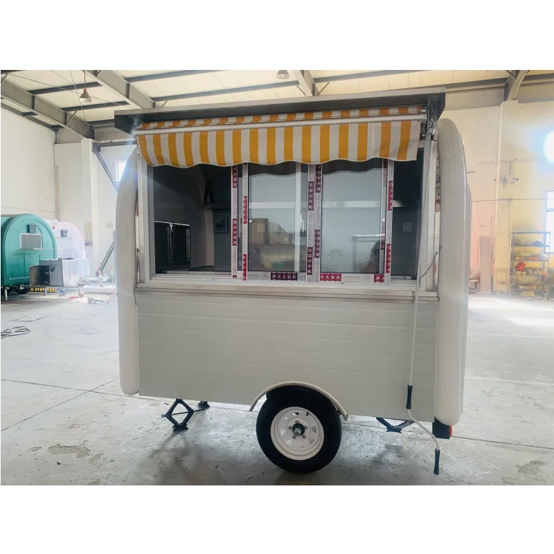 slush machine taco juice kiosk cart , hot food trailer movil carros de comida