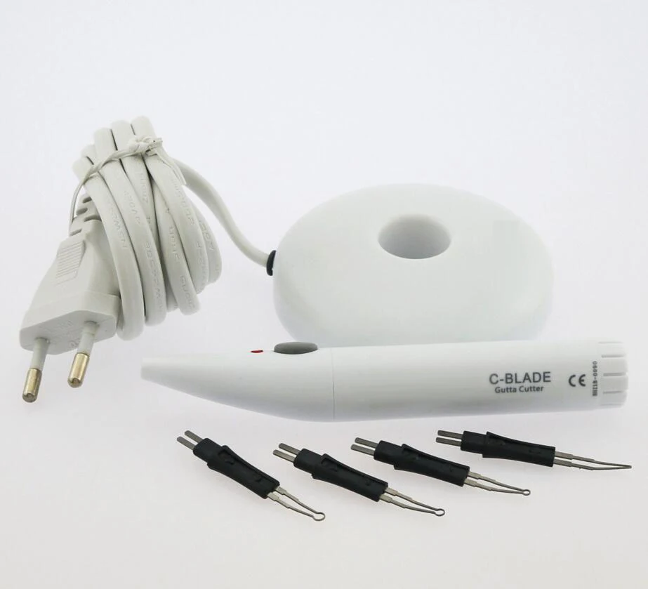 COXOs dental gutta percha cutter with 4 tips oral dental gutta percha tooth gum cutter endo dental gutta cutter pen