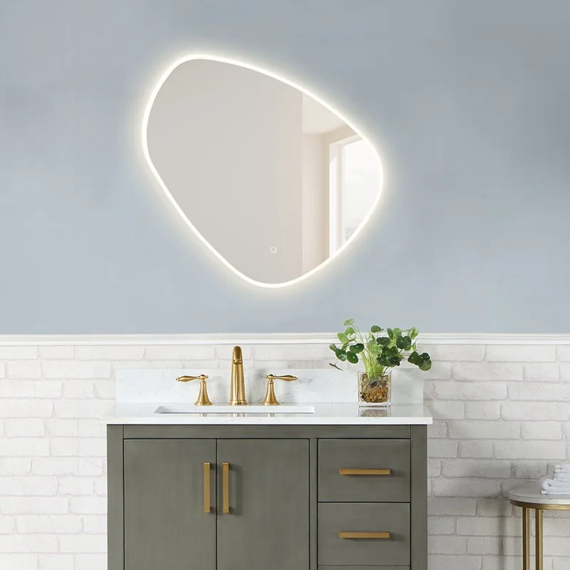 Led Mirror Hotel Wall Mounted Modern Bathroom Mirror Magic Framed Mirror