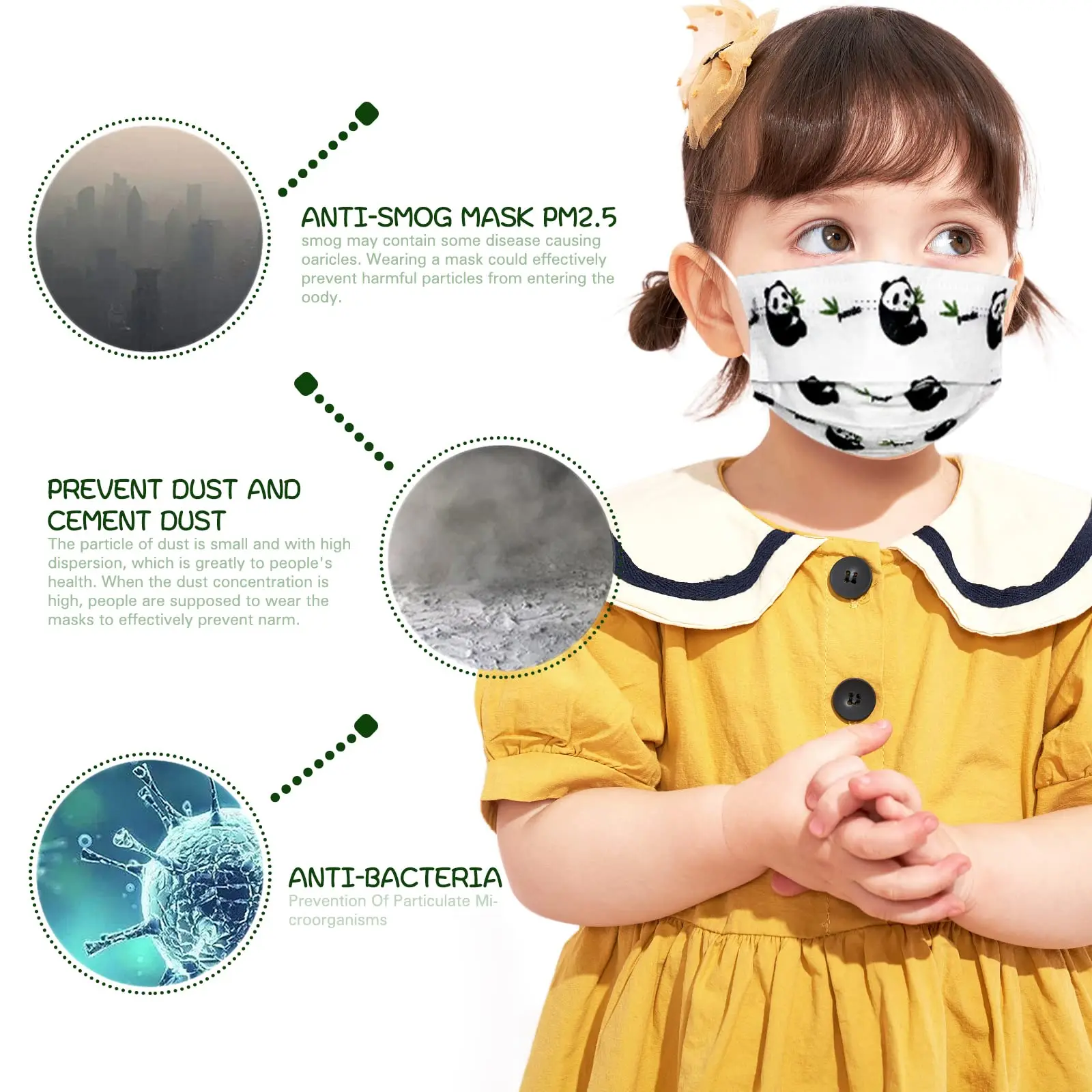 50 Pcs Per Box Face Mask 3 ply Animal Printing Breathable Face Mask Kids Disposable Non-woven Face Mask For Kids Cheap Price