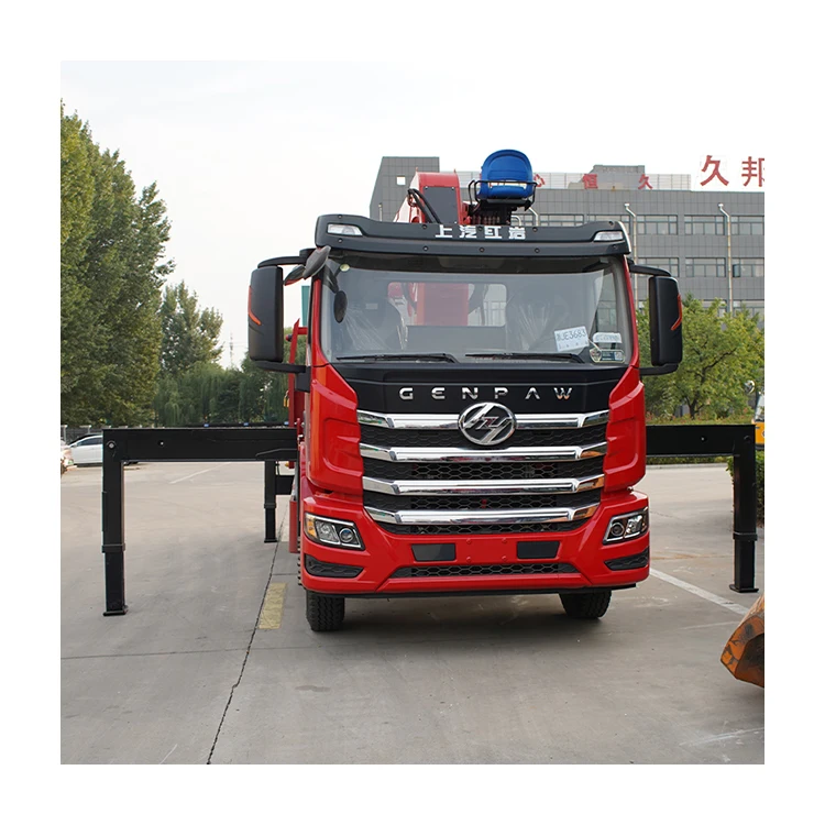 High Quality Heavy Truck Haoman 4 Tons, 6 Tons, 8 Tons Telescopic Boom Car Crane For Sale
