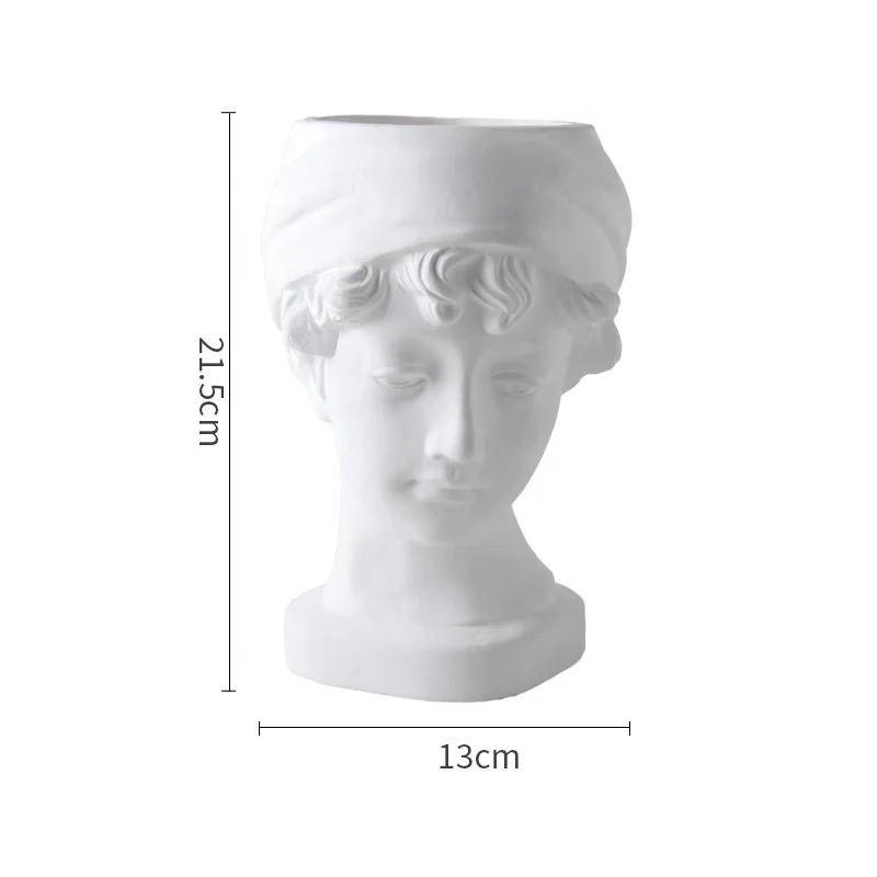 Best-Selling England Girl Models Planter Garden And Home Flowerpot Antique Design Handicarfs Plant Bonsia For Sale