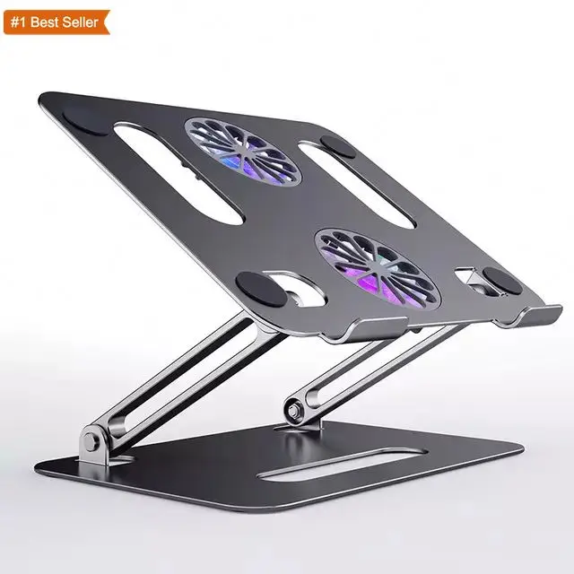 Jumon Sellers Adjustable Universal Gaming Laptop Stand With Cooling Fan Compatible With All Laptops 14 To 17.3 Inches