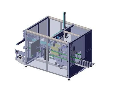 ABB KUKA робот картонная упаковочная линия автоматическая машина для упаковки чехла робота