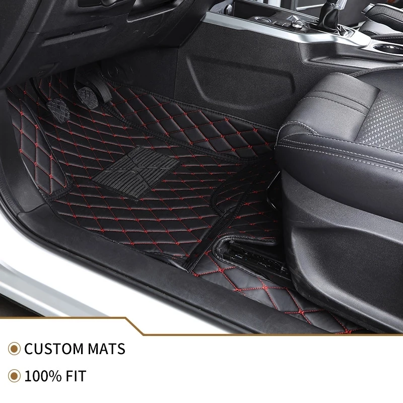 Кожаные Коврики для Volkswagen VW Polo 6r Golf 4 5 6 7 8 Mk7 Mk6 Mk5 Passat B5 B6 B7 B8
