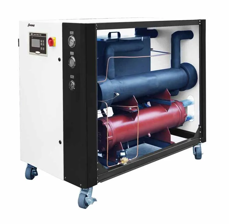 Shini Industrial High Cooling Capacity Water Cooled Water Chiller / SIC-W Energy Saving Water Chiller for Injection Molding