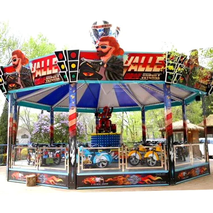 Fairground Attraction Manege Outdoor Manege Luna Amusement Park Equipment Rides Prix Manufacturer Motorcycle Rides For Sale