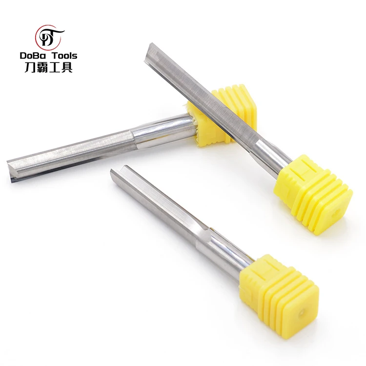 Shank 2 flute cnc router bits for wood woodworking Carbide Straight Bit cnc router cutters for MDF