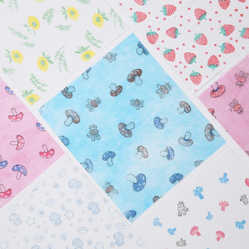 
Customized waterproof cheap price colorful spunbond fashion print non-woven ss/sss nonwoven for kids mask 