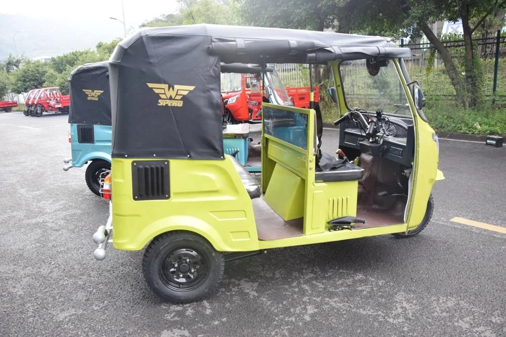 Hot sale KEKE max 5 6 7 passenger taxi gasoline Bajaj  tricycle 3 wheeler tuk tuk spare parts available