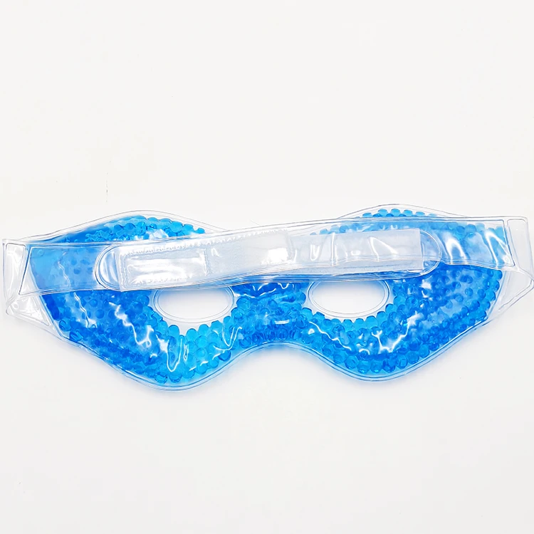 Ice Pack Eye Shade Cooler Bag  Factory supply colorful Cooling Bead Gel massage hot cold compress Eye Mask