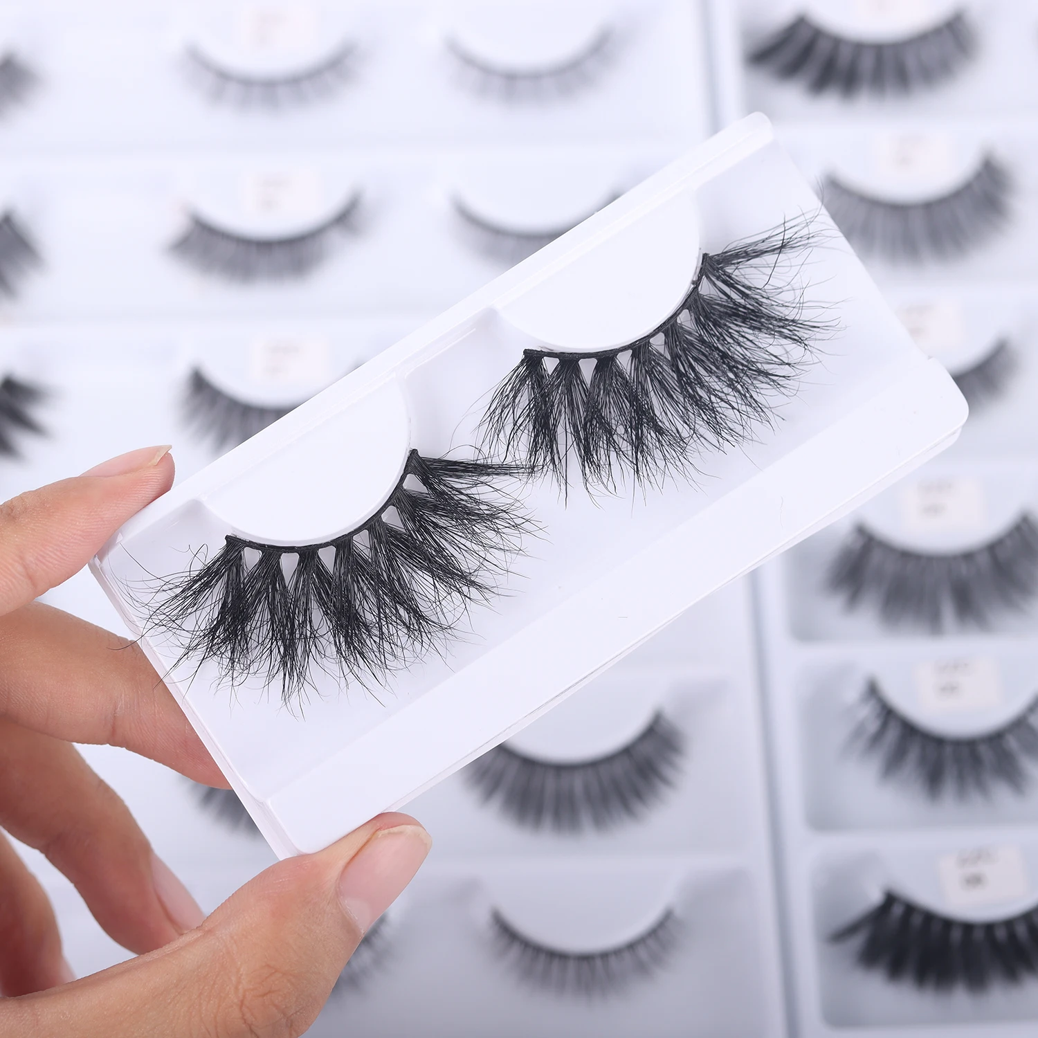 Korean  Silk False Eyelashes High Quality 3D Faux Mink Lashes