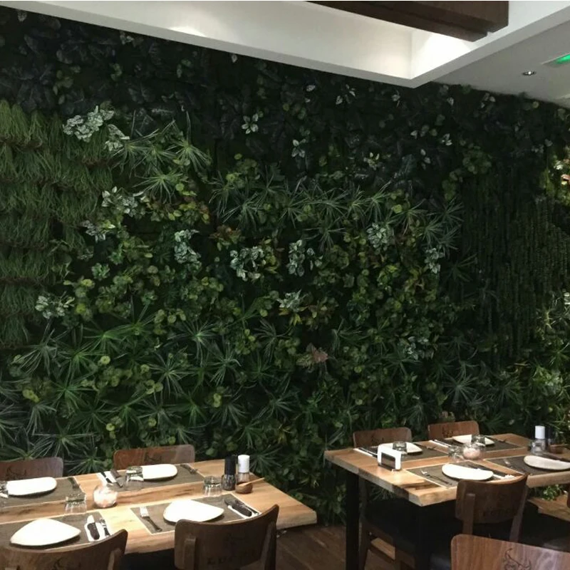 Высококачественное искусственное растение Вертикальная Зеленая стена для украшения фона