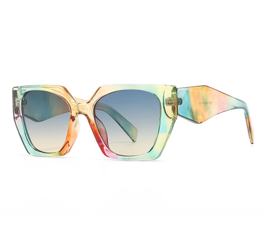 2022 2246 new fashion many colors optical lenses rainbow sunglasses glasses sun sunshades