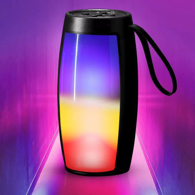 Hi Fi Sound LED Light Bluetooth Speaker Support TF Card Usb Portable Mini Super Bass Speaker