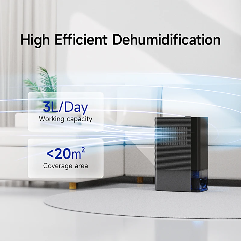 3L/D Dehumidification Capacity Dehumidifiers Room Interior Indoor Moisture Absorber Clothes Dehumidifier Dryer