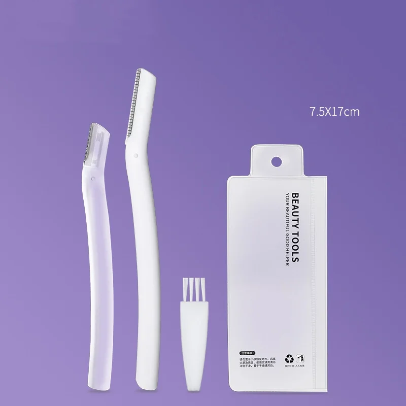 High-Appearance Level Eyebrow Trimming Shaver Hair Removal Set Factory Direct Sales for Beauty Care
