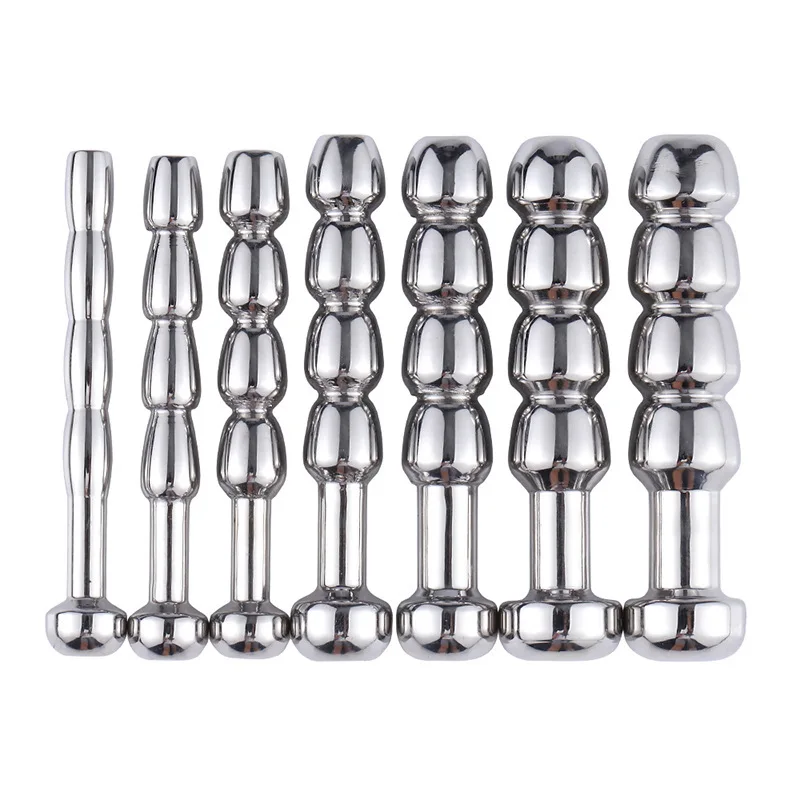 Stainless Steel Urethral Plug Dilator Metal Catheter For Male Mastuburator Butt Plug Penis Inserts Stimulation Horse Eye Stick