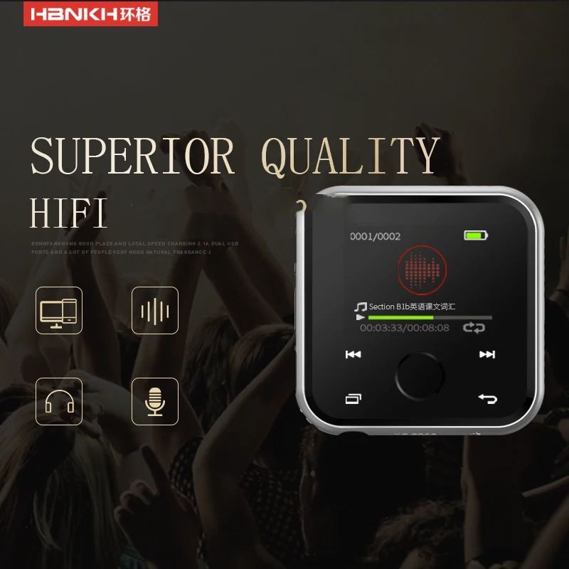 Мини-плеер Walkman музыкальный плеер наушники Sd Mp3 карта видеоплеер с Fm-радио