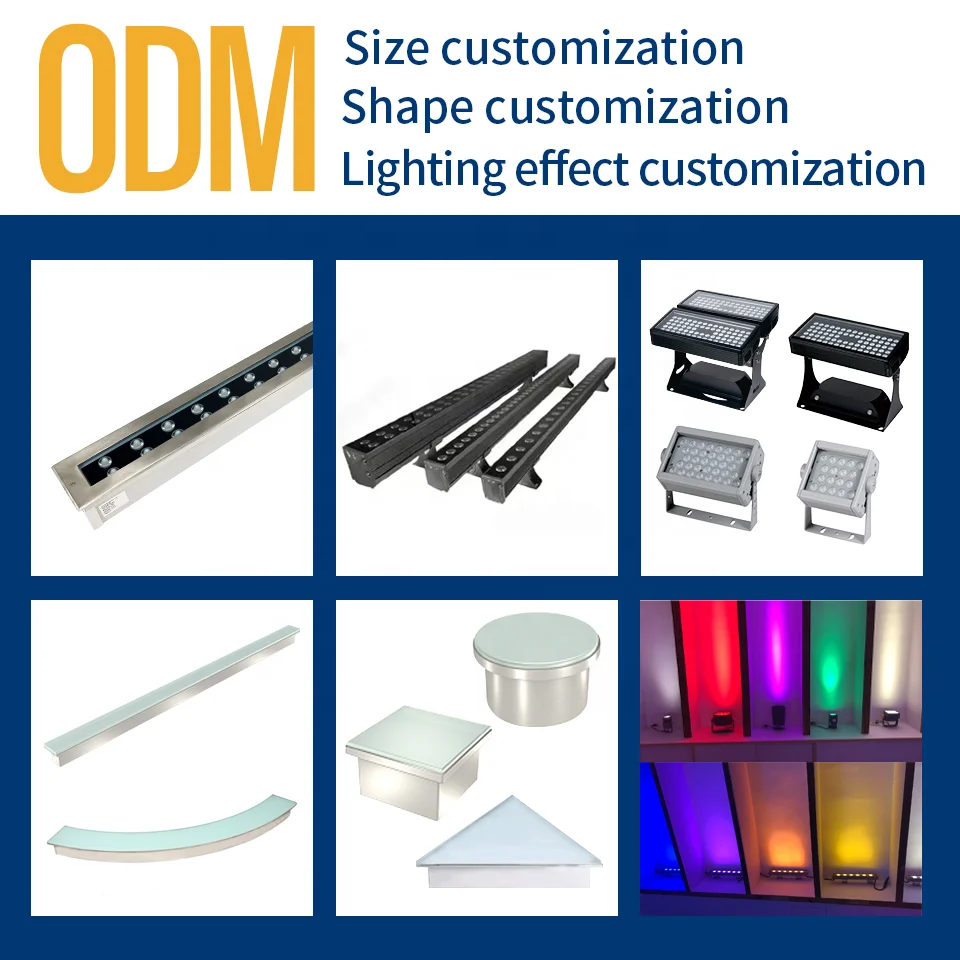 SYA-309 Cheap Wholesale OEM ODM service L1030*W90*H75mm stainless steel Linear LED led underground lamp