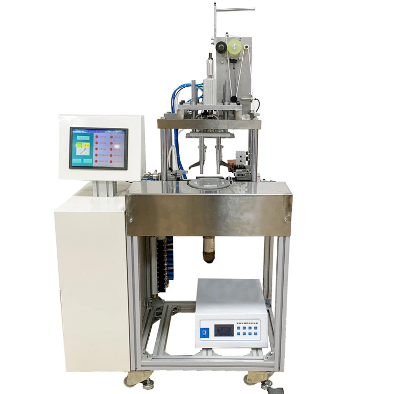 Two points semi automatic face mask ear loop welding machine with low price