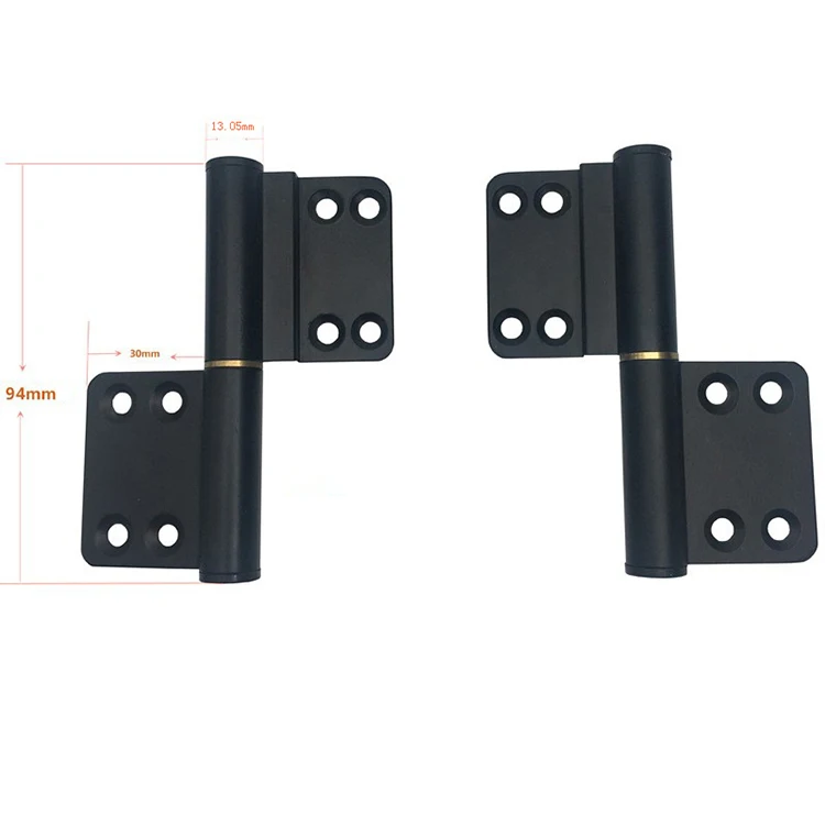 Aluminum alloy Furniture Door And Window Spring hinge thickened sliding door leaf hardware accessories